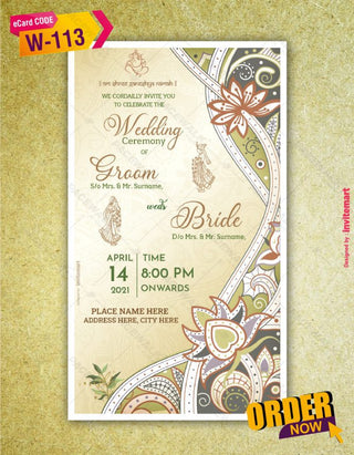 Hindu Wedding Invitation Template 