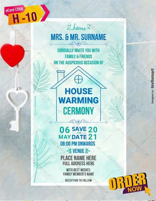 House Warming Ceremony Invitation