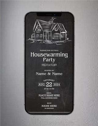 Housewarming Party Invite Card 