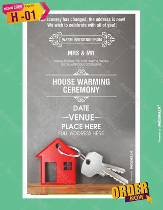 Housewarming Ceremony Digital Invite