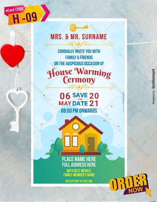 Housewarming Ceremony Invitations