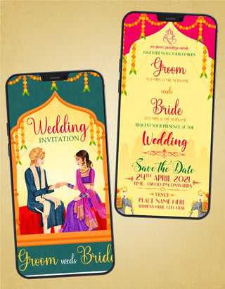 Indian Wedding Cards Online 