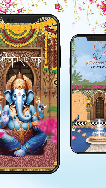 Indian Caricature Wedding Invitation Video