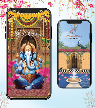 Indian Caricature Wedding Invitation Video