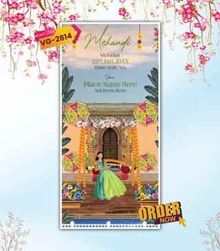 Indian Caricature Wedding Invitation Video