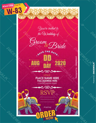 Indian wedding Invite