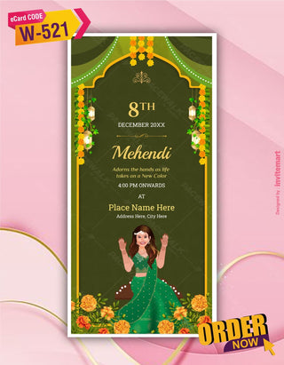 Jain Caricature Multiple Function Wedding Invitation Pdf