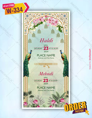 Kerala Wedding Invitation 