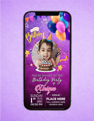 Kids Birthday Invitation Templates