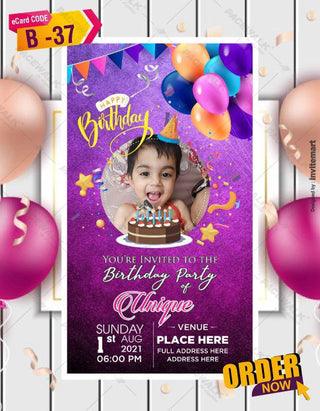 Kids Birthday Invitation Templates