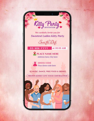 Kitty Party Invitation Templates 