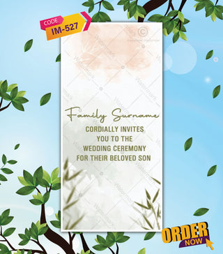 Leaf Theme Wedding Invitation Video 