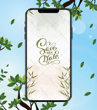 Leaf Theme Wedding Invitation Video 