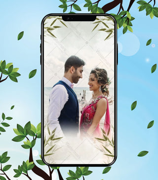 Leaf Theme Wedding Invitation Video 