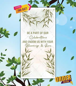 Leaf Theme Wedding Invitation Video 