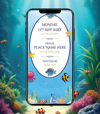 Little Mermaid Birthday Invitation Video