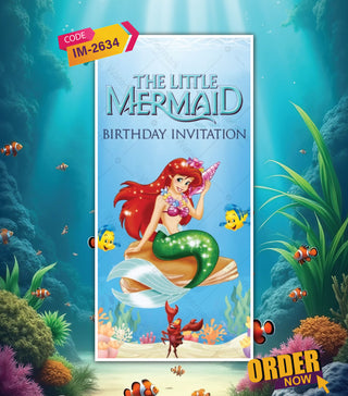 Little Mermaid Birthday Invitation Video