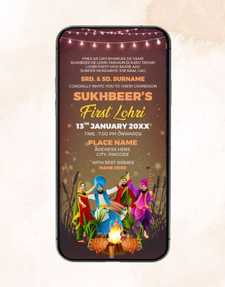 Lohri Invitation |