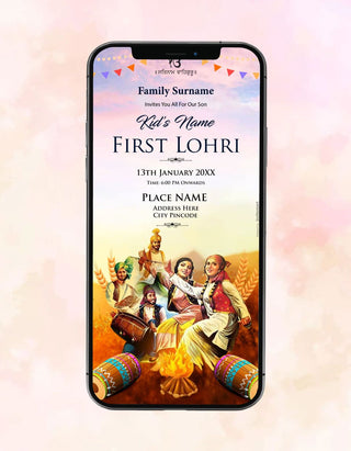 Lohri Invitation Card Online