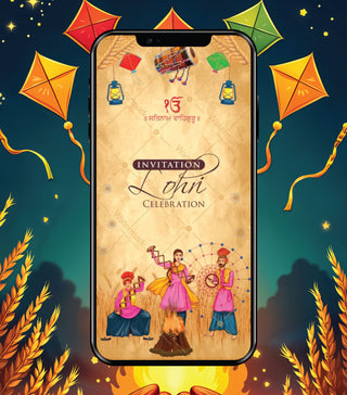 Lohri Invitation Card Video 