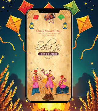 Lohri Invitation Card Video 
