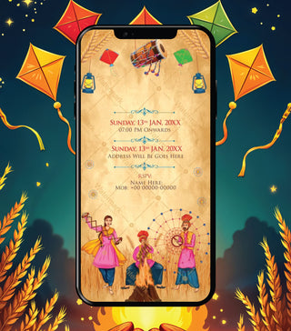 Lohri Invitation Card Video 