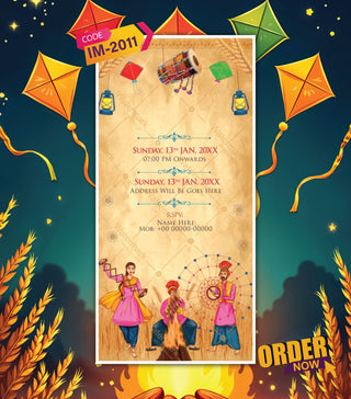 Lohri Invitation Card Video 