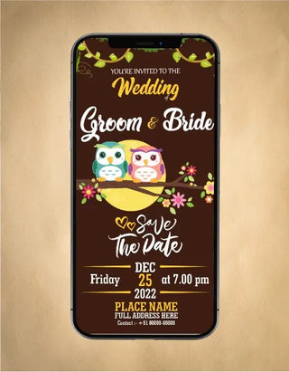 Love Bird Wedding Invitations 