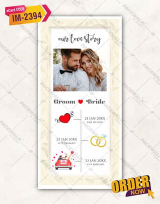 Love Story Wedding Invitations 