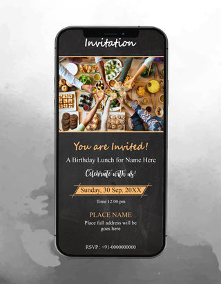 Lunch Party Invitation 