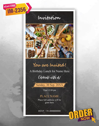 Lunch Party Invitation 