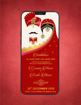 Marwari Wedding Invitation eCards