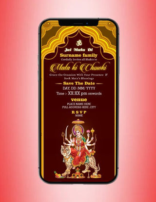 Mata Ki Chowki Invites