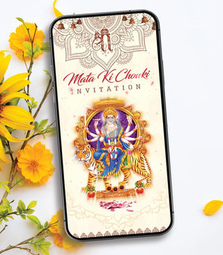 Mata Ki Chowki Invitation Video Template