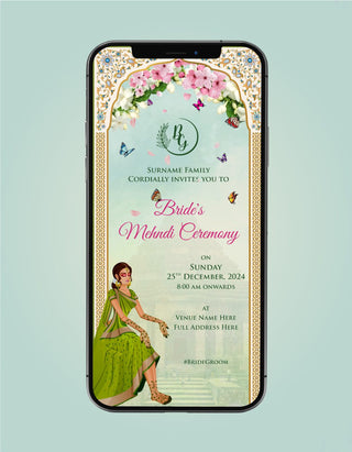 Mehndi Ceremony Invitation Templates 