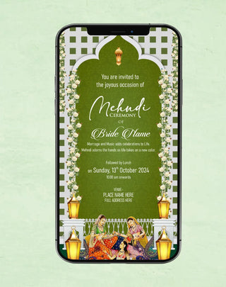 Mehndi Ceremony Invite