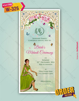 Mehndi Ceremony Invitation Templates 