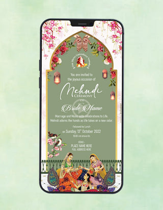Mehndi Ceremony Invitation Video