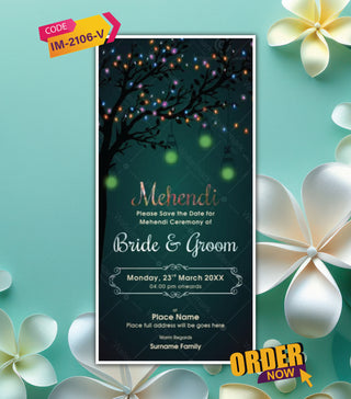 Mehndi Ceremony Invitation Video