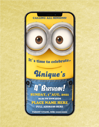 Minion Invitations