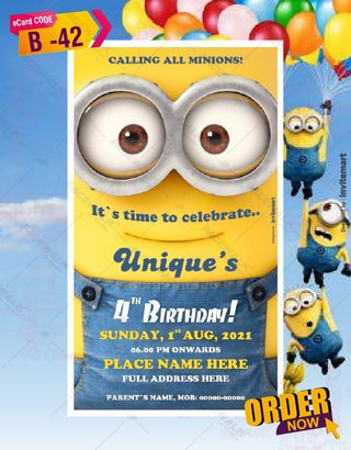 Minion Invitations