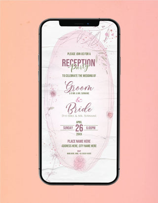 Modern Reception Invitation