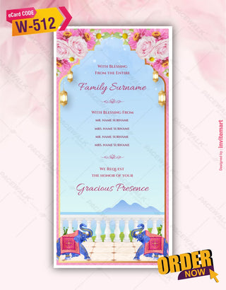 Multi Event Wedding Invitation Pdf 