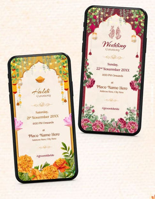 Multi Function Wedding Invite Pdf Card