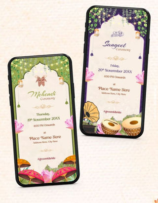 Multi Function Wedding Invite Pdf Card