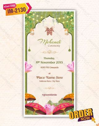 Multi Function Wedding Invite Pdf Card