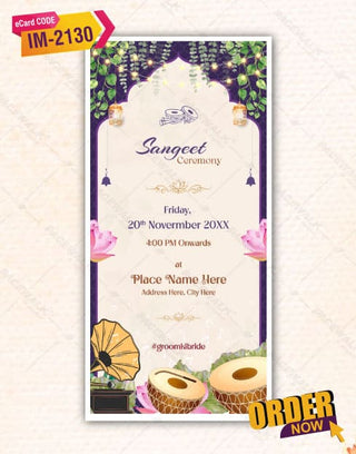 Multi Function Wedding Invite Pdf Card