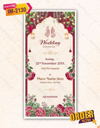 Multi Function Wedding Invite Pdf Card