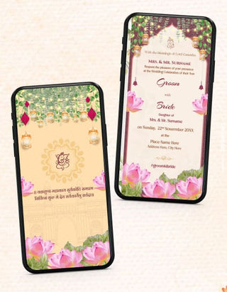 Multi Function Wedding Invite Pdf Card