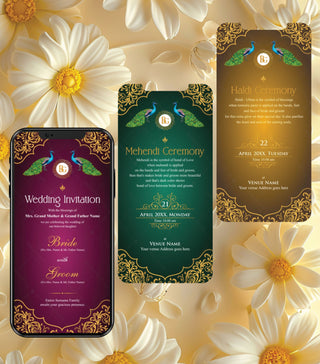 Multicolor Wedding Invitation Video